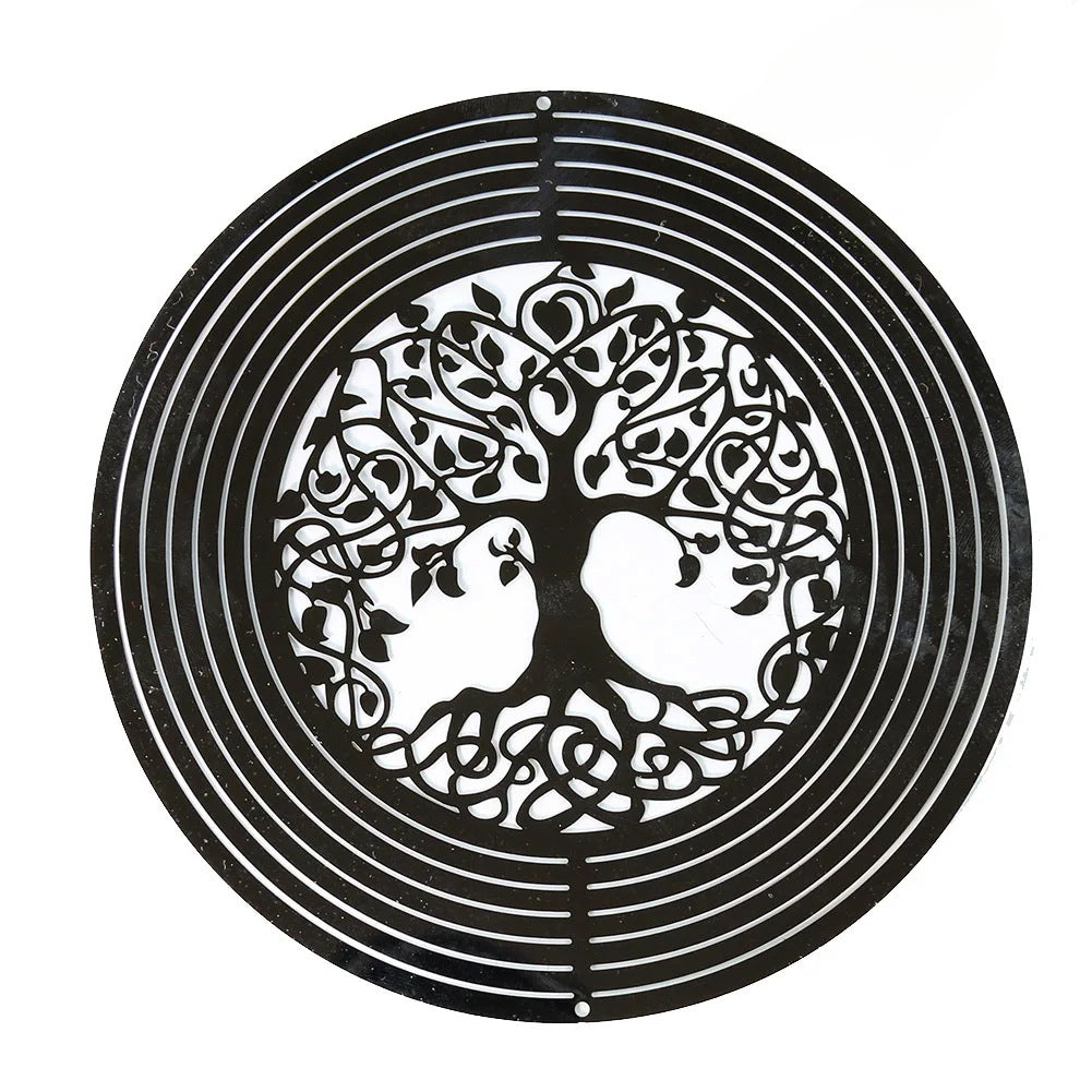 Wholesale 3D Life Rotating Stainless Steel Wind Chimes